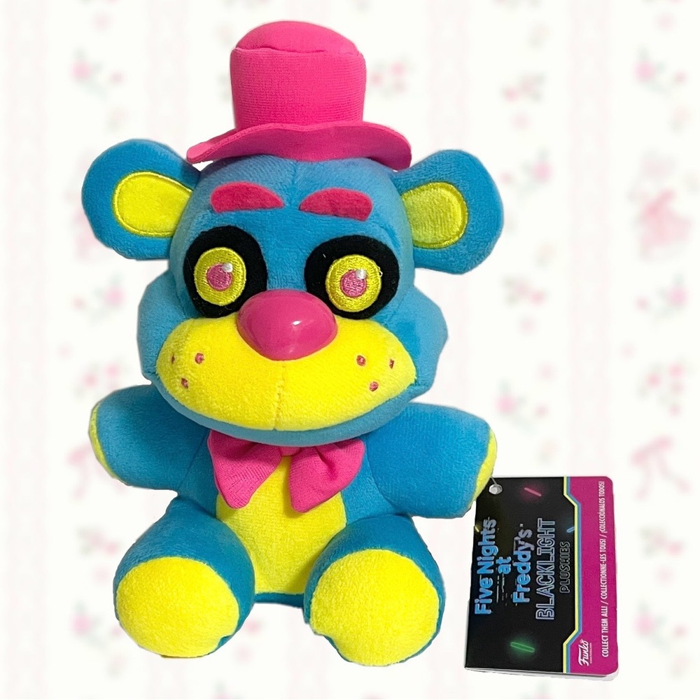 [SOLD] Blacklight Freddy Funko FNAF Plush NWT